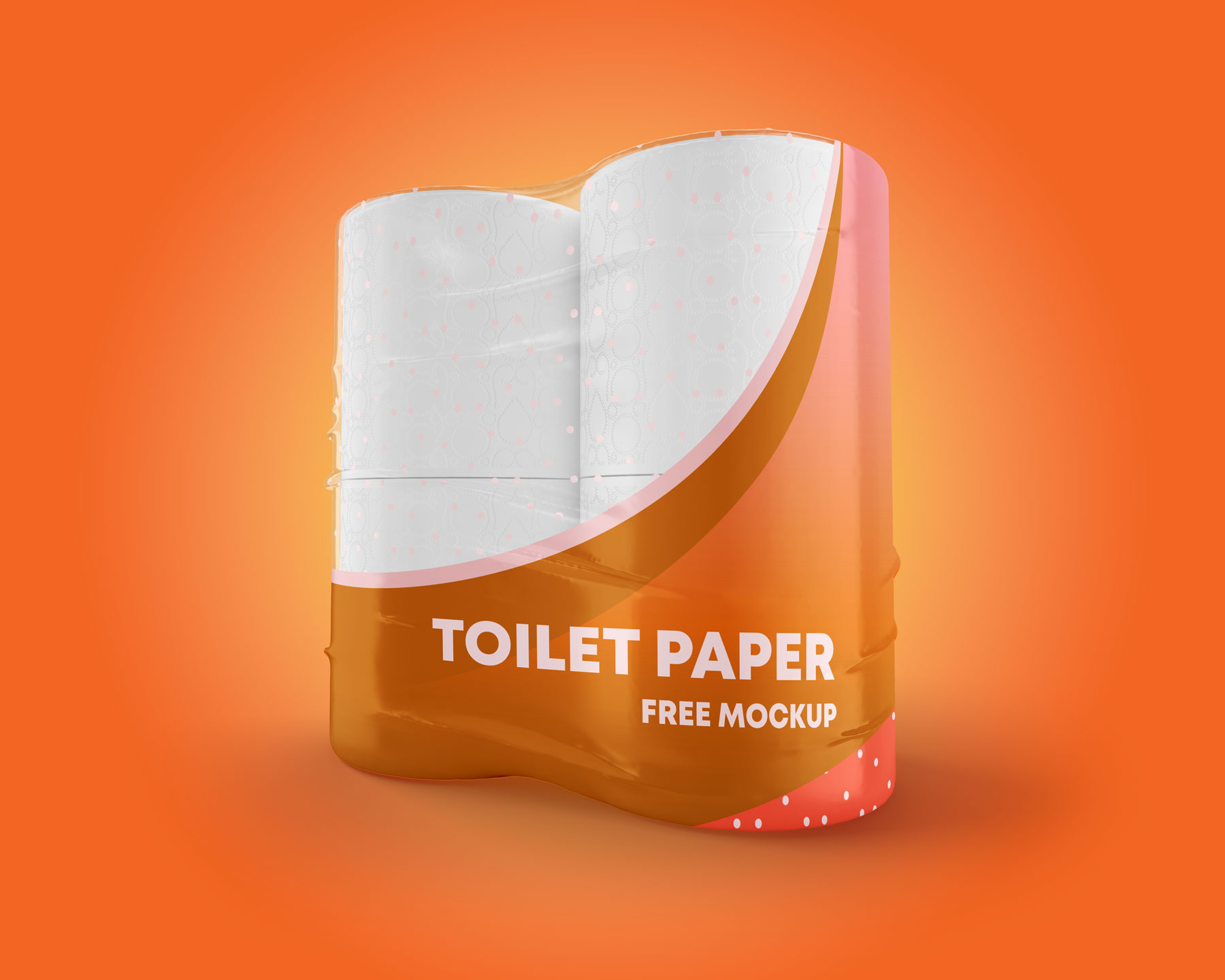 Toilet Tissue Rolls Mockups set for Branding