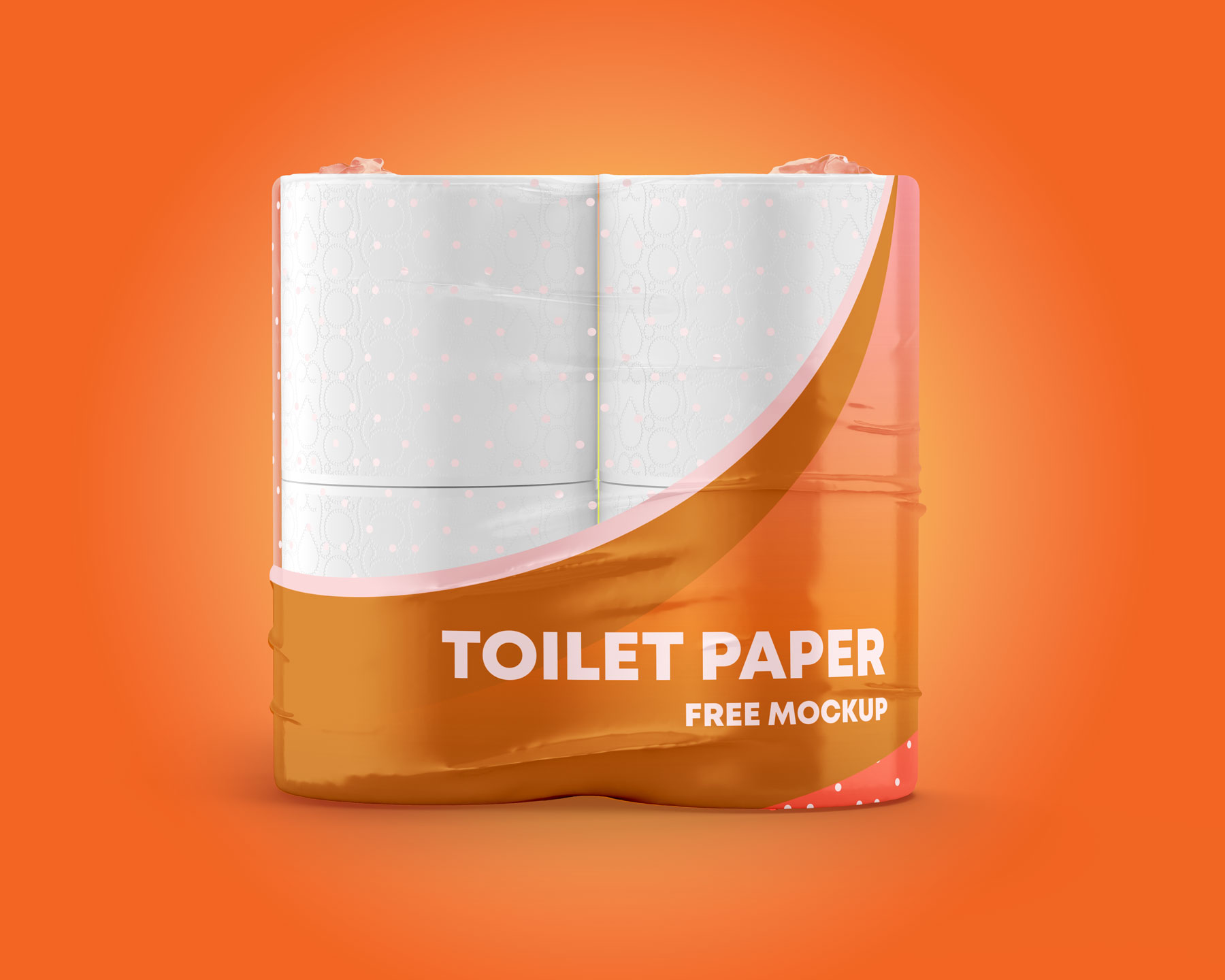 Toilet Tissue Rolls Mockups set for Branding