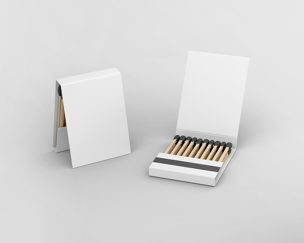 Free Matchbook Mockup