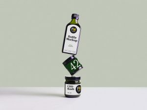 Free Bottle and Jar Branding Packaging Mockup