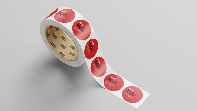 Free Duct Tape Strips Mockup - Free Package Mockups