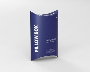 Free Pillow Box Mockup