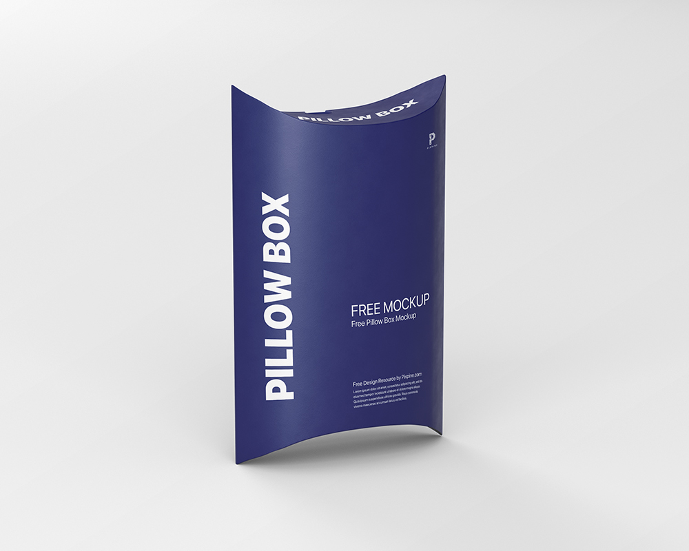 Free Pillow Box Mockup