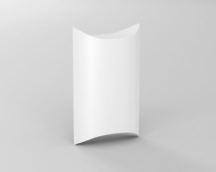 Pillow Box Mockup for Sample Products Packaging Package Mockups