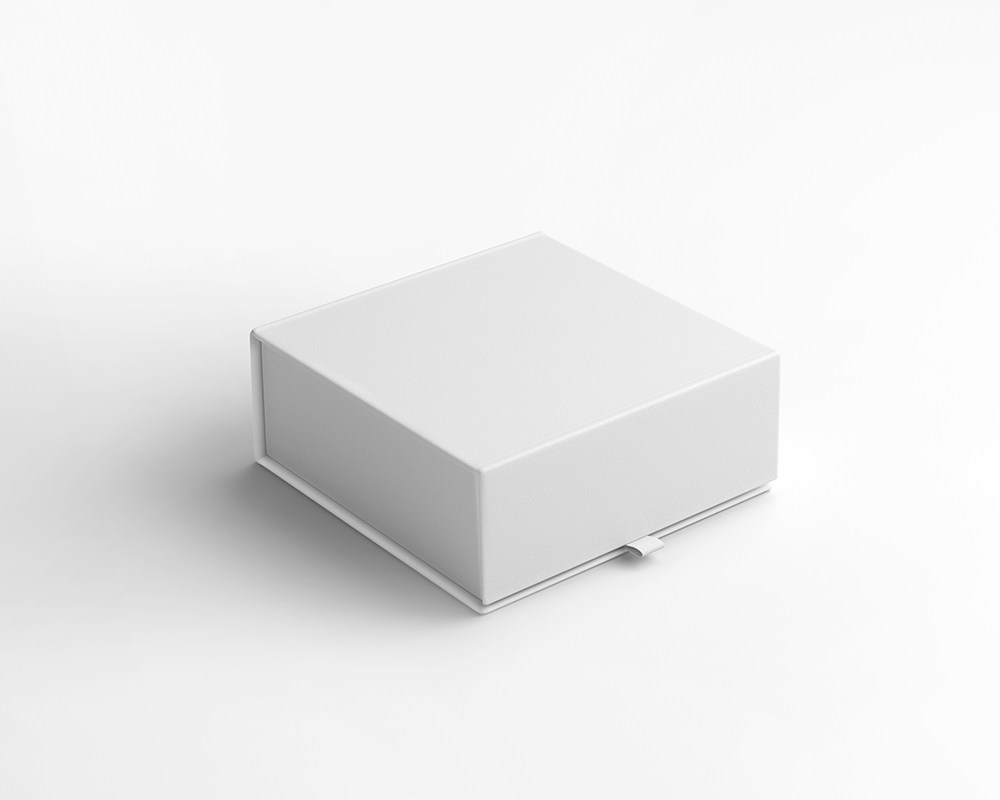 Free Square Magnetic Box Mockup