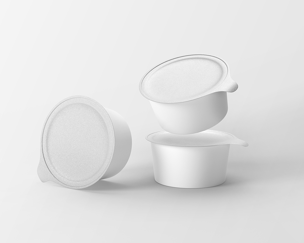 Free Yogurt Cups Mockup