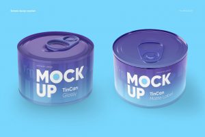 Tin Can Mockup Set