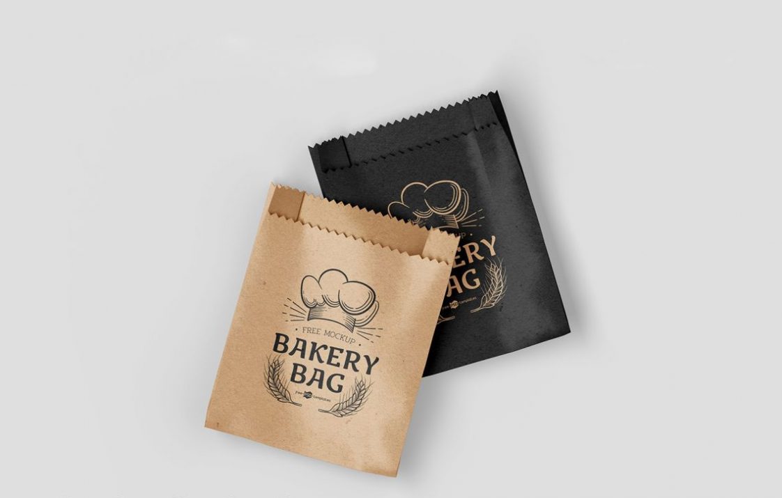 Free Bakery Paper Bag Mockups 3 Packaging Scenes Package Mockups