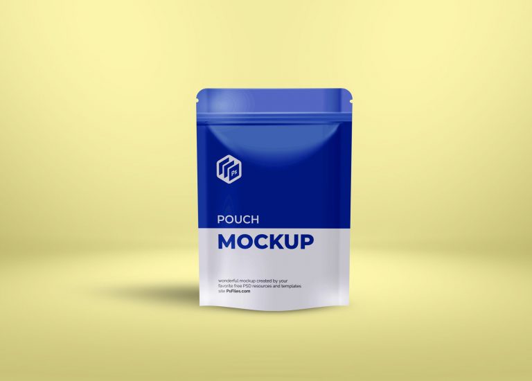 Standing Pouch Packaging Mockup