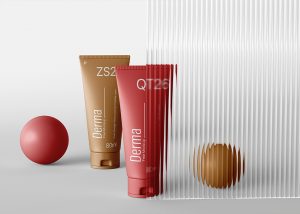 Free Cosmetic Tube PSD Mockup