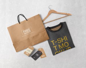 Free T-Shirt Branding Mockup