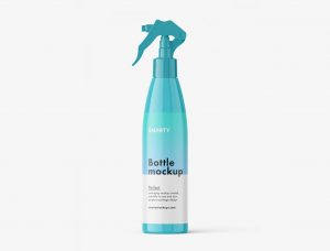 Free Trigger Spray Bottle Mockup for Packaging