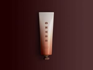 Free Medicated / Cosmetic Cream Tube Mockup PSD