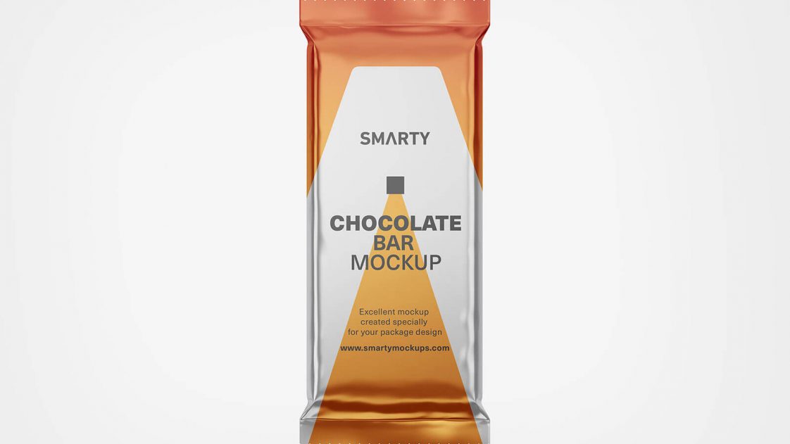 Free Chocolate Bar 2 Packaging Mockup - Free Package Mockups