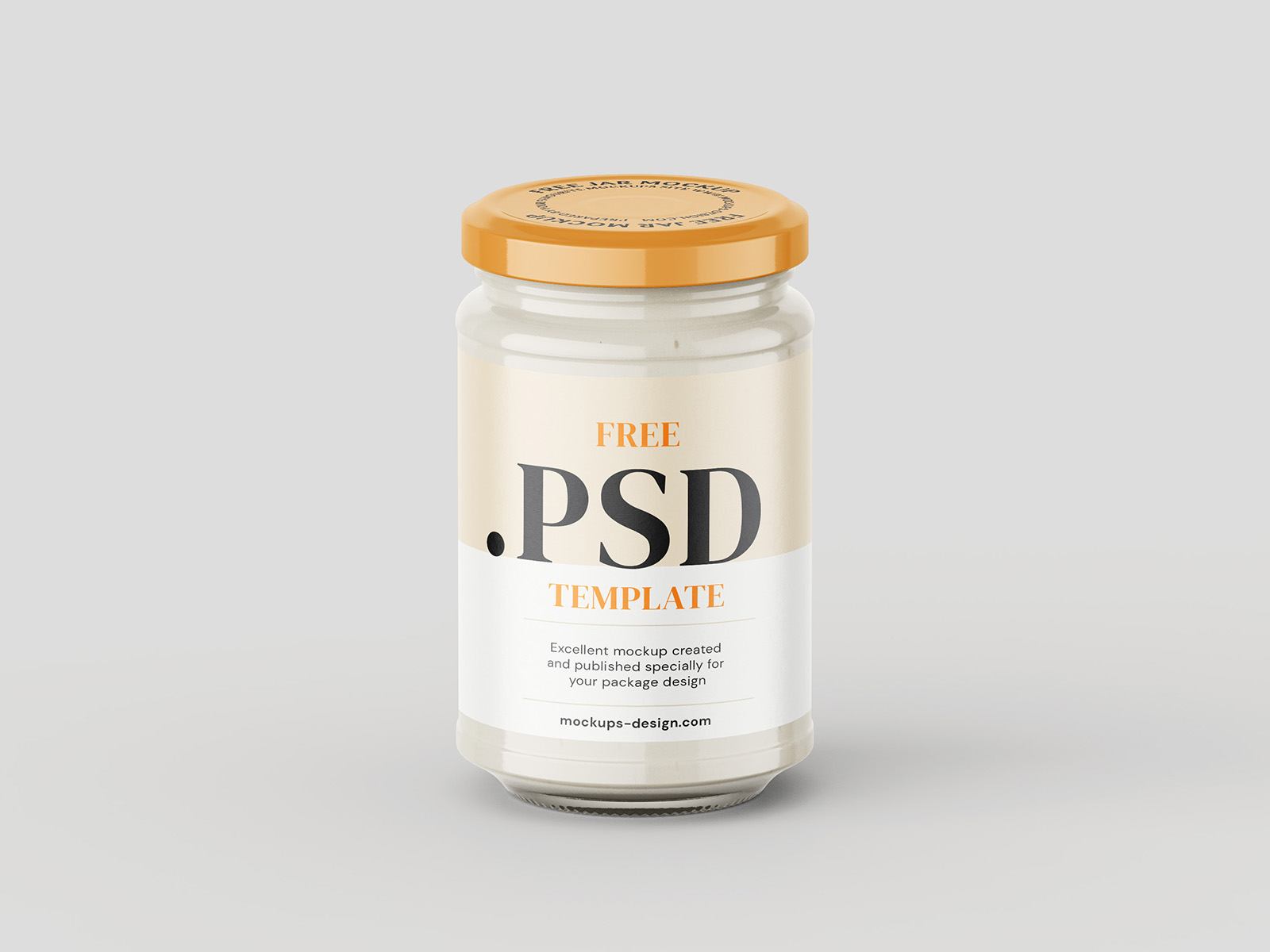 Free Cream / Spread Jar Mockup PSD Set