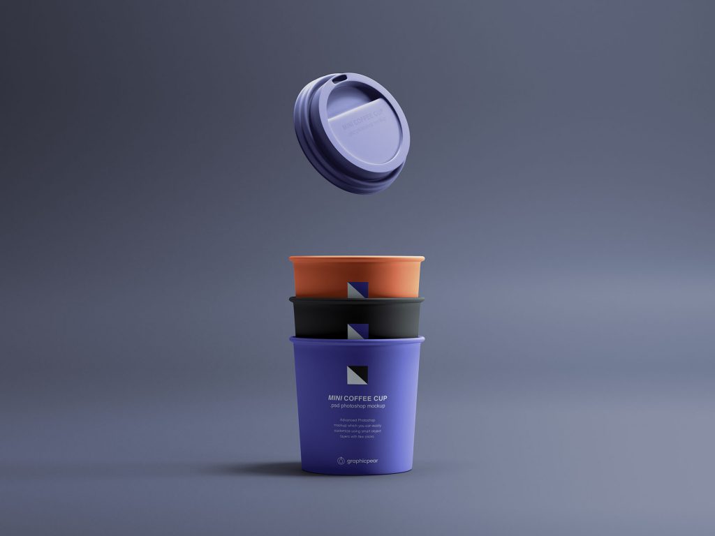 Mini Coffee Cup Mockup