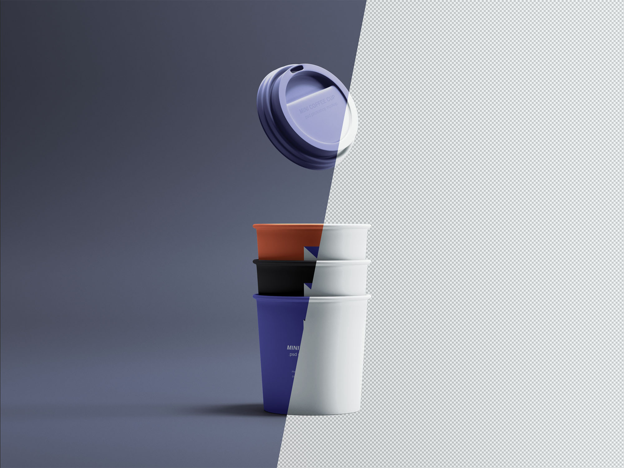 Mini Coffee Cup Mockup