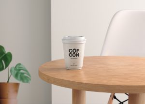 Free Paper Coffee Cup Mockup