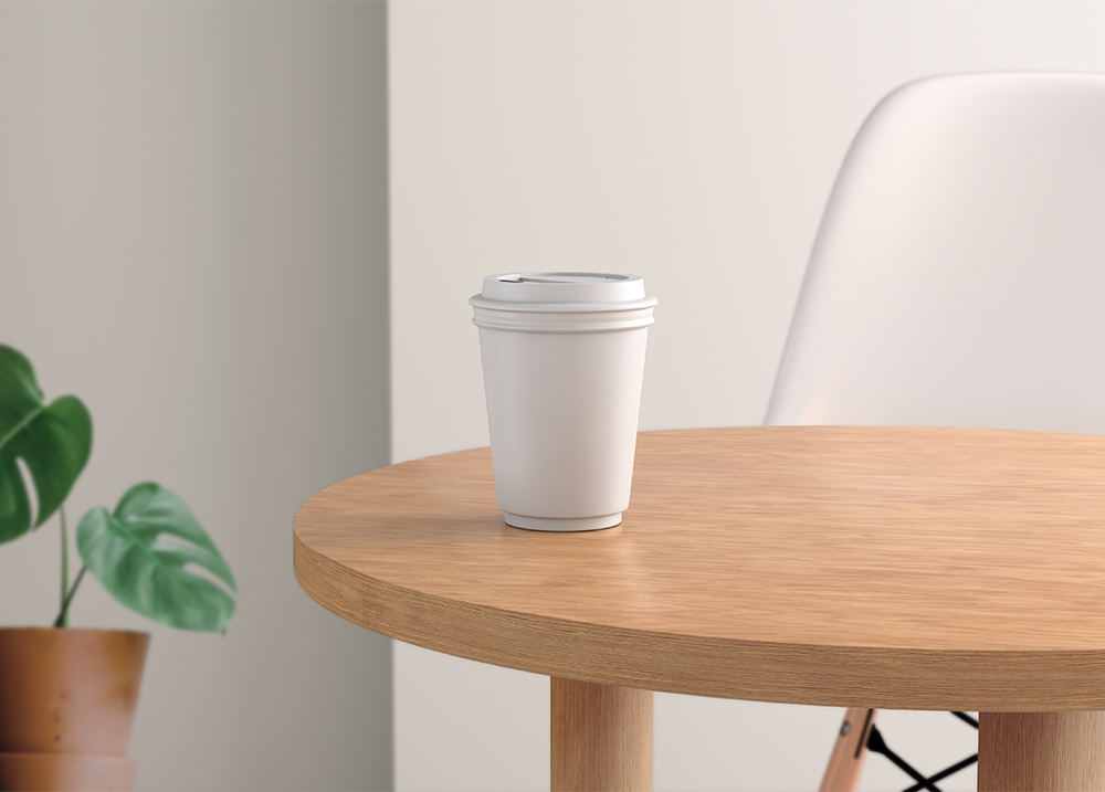 Free Paper Coffee Cup Mockup