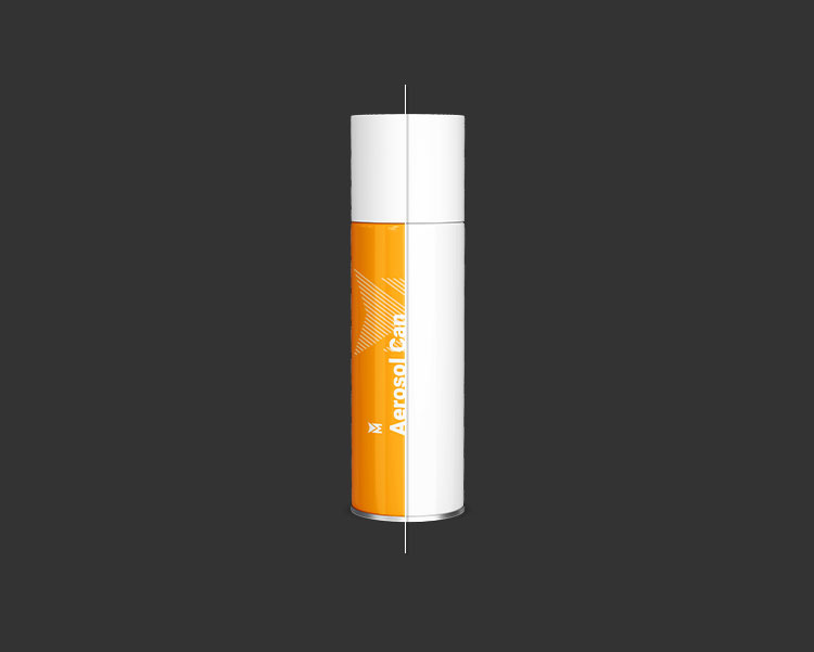 Aerosol Spray Can Mockup 3