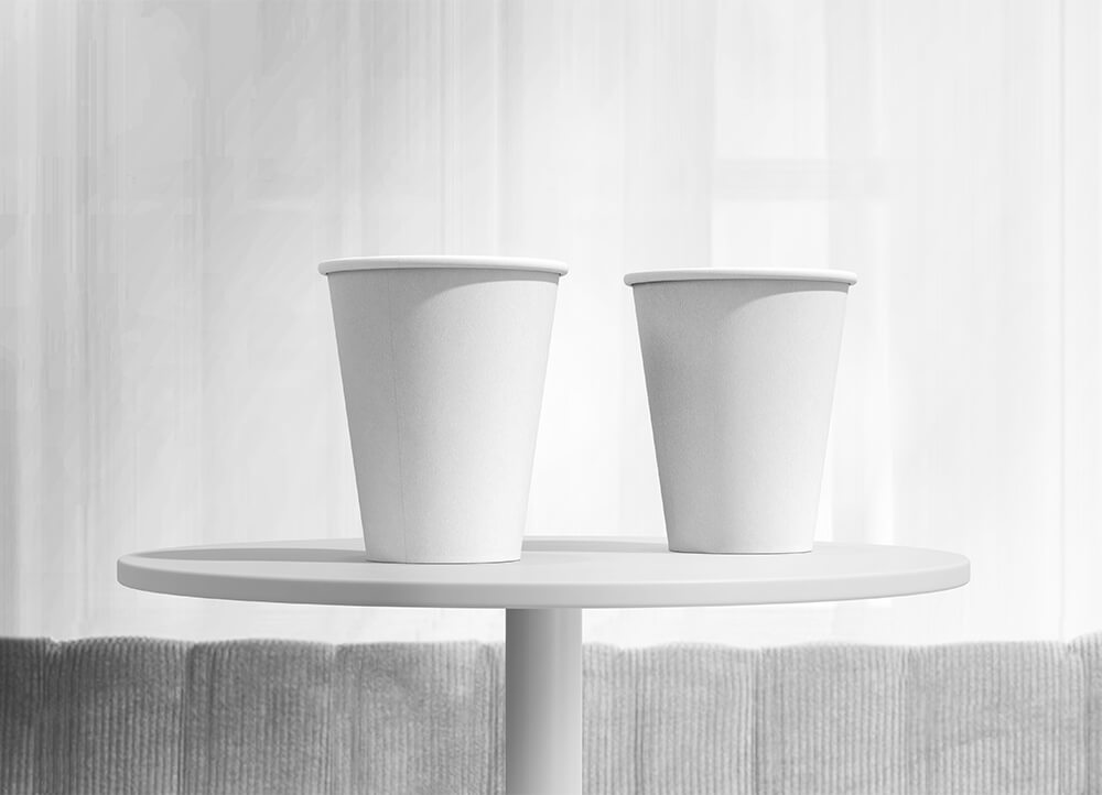 Free Coffee Cup PSD Mockup 2