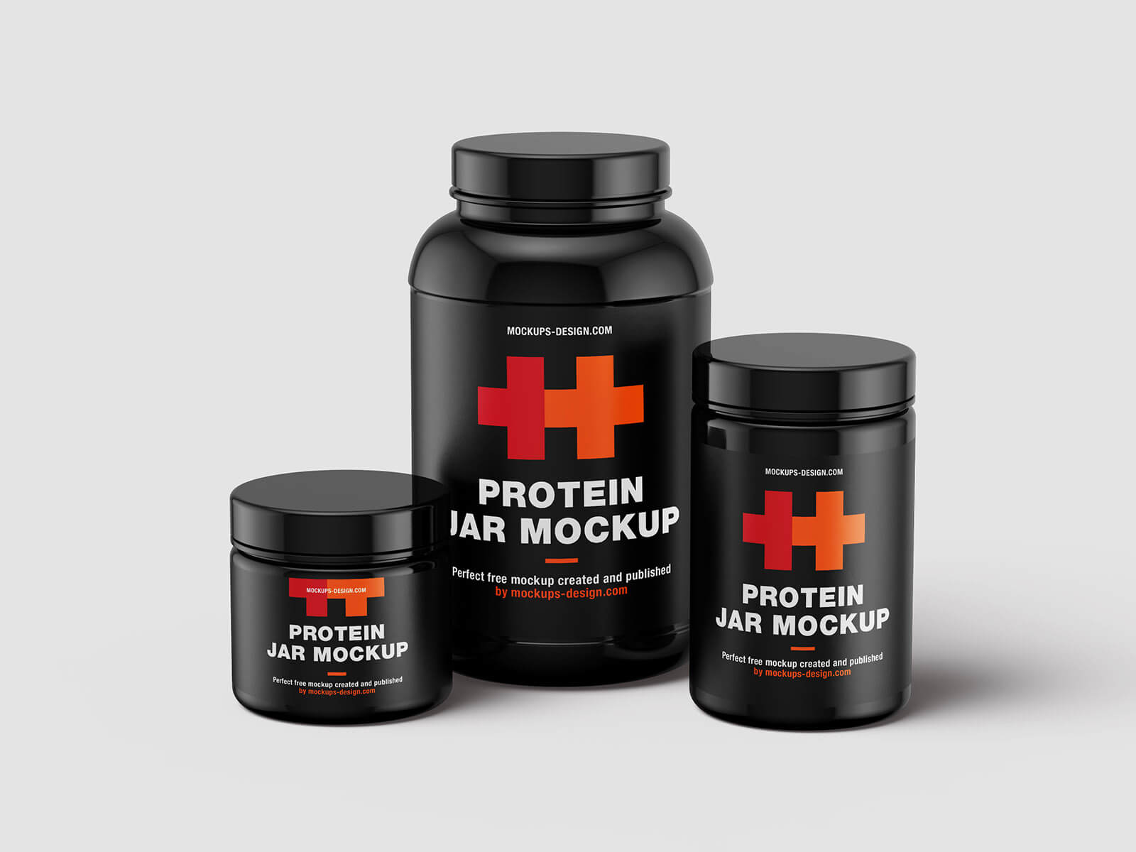 Free Protein Jar Mockup 3