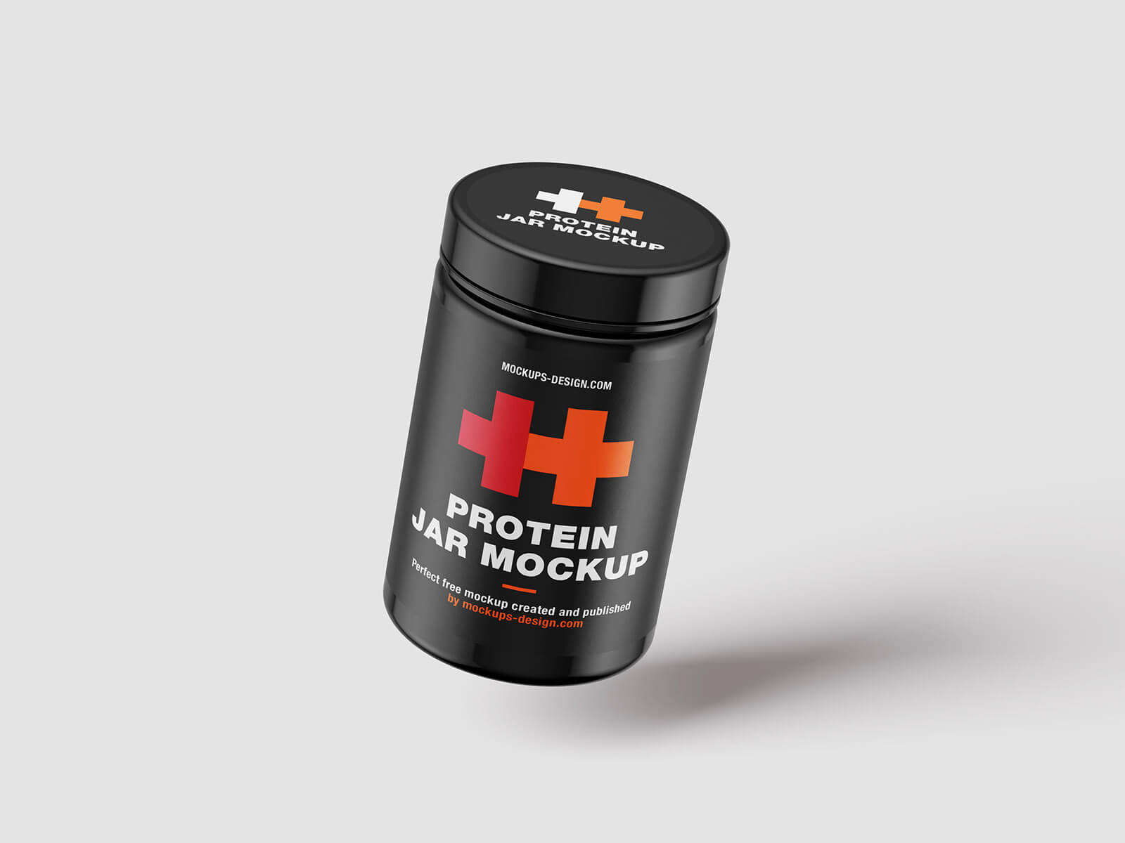 Free Protein Jar Mockup 6