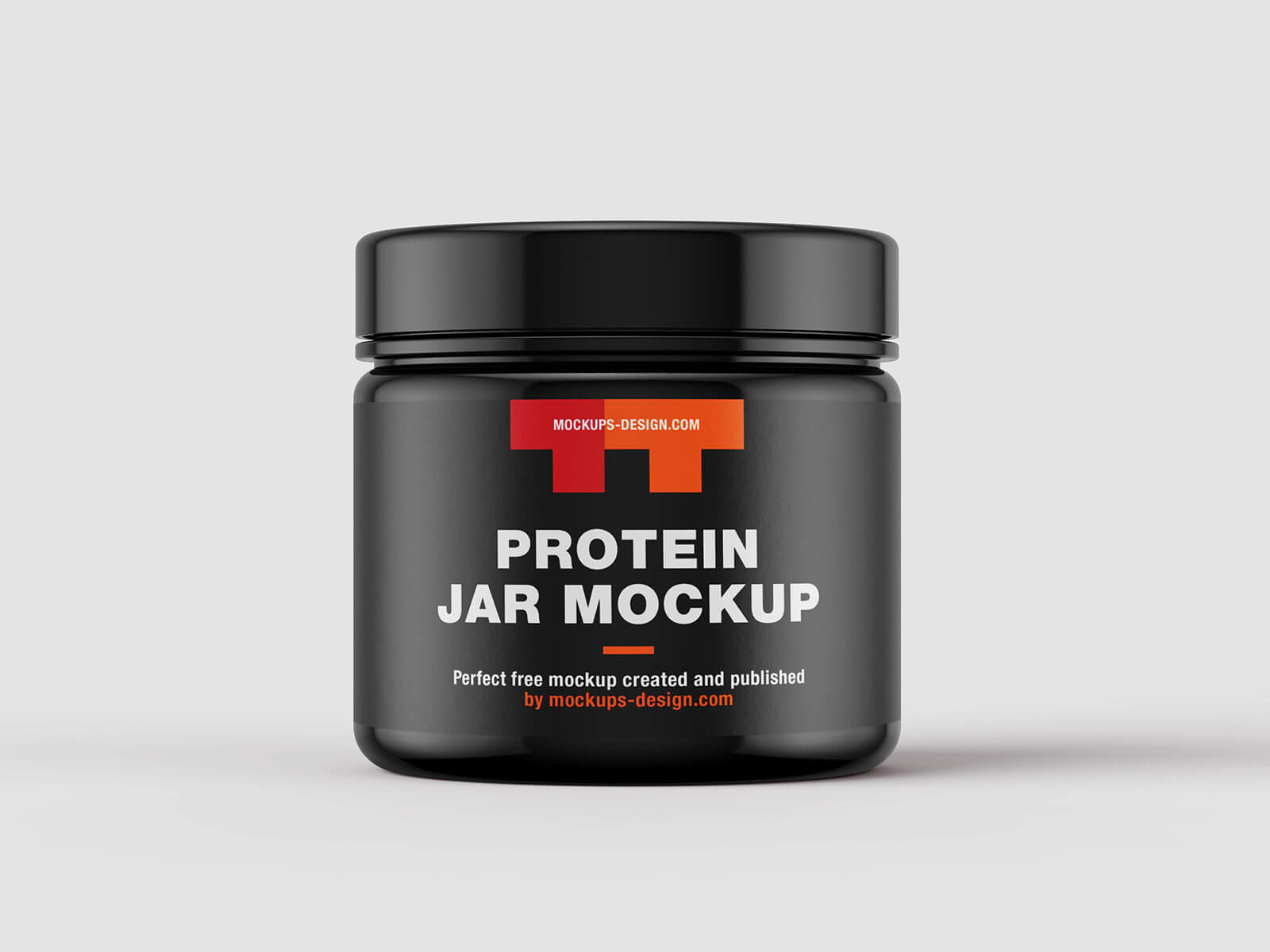 Free Protein Jar Mockup 7