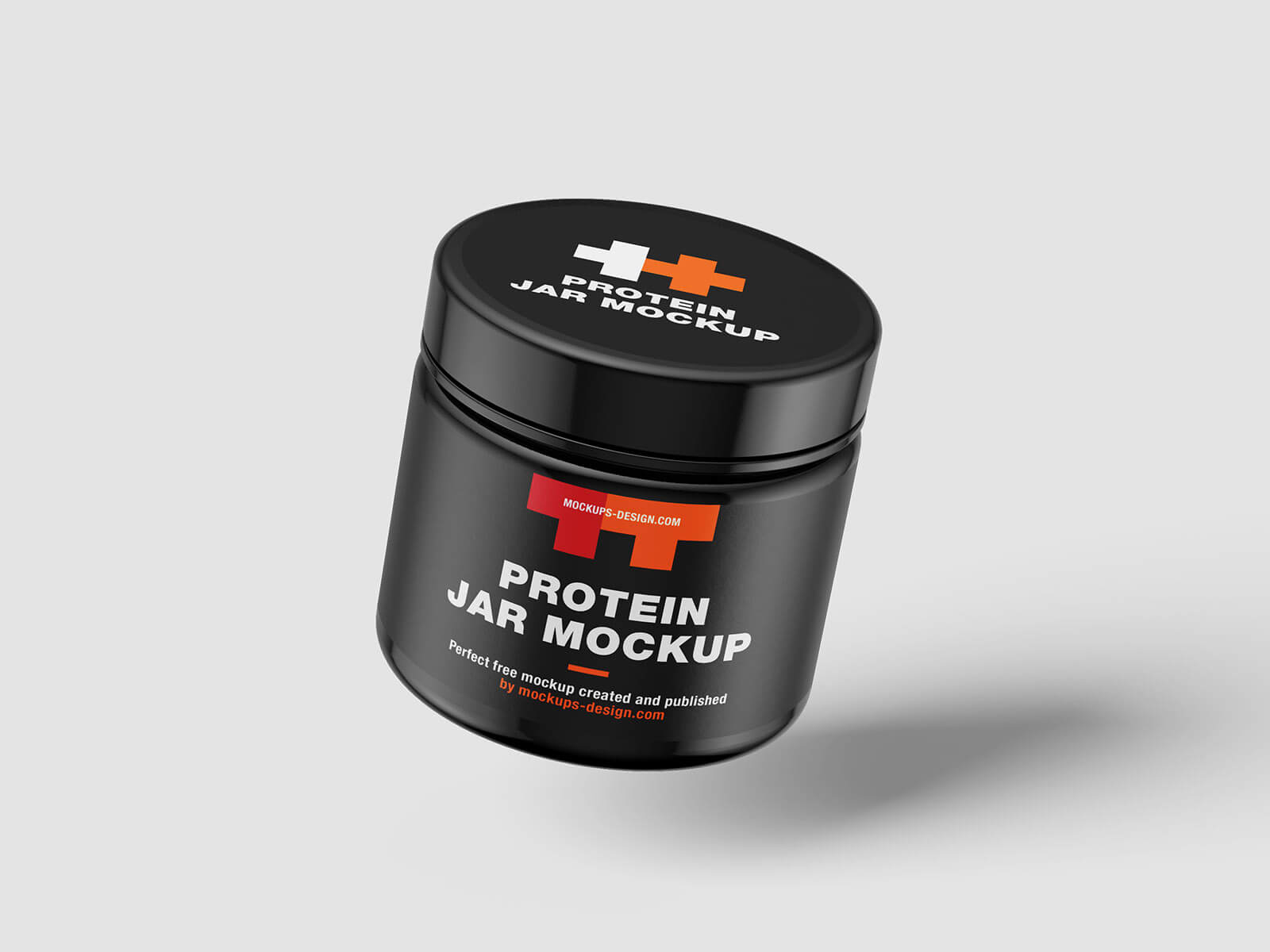 Free Protein Jar Mockup 8