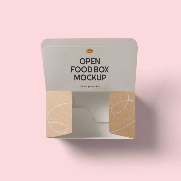 Open Food Box Mockup D
