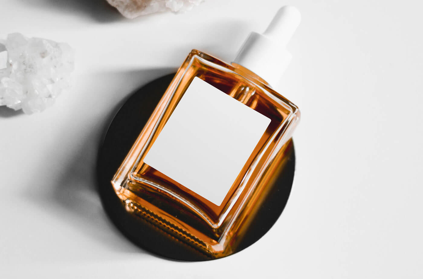 Perfume Flacon Bottle Mockup 2