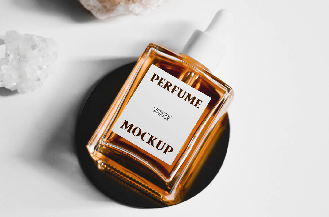 Perfume Flacon Bottle Mockup