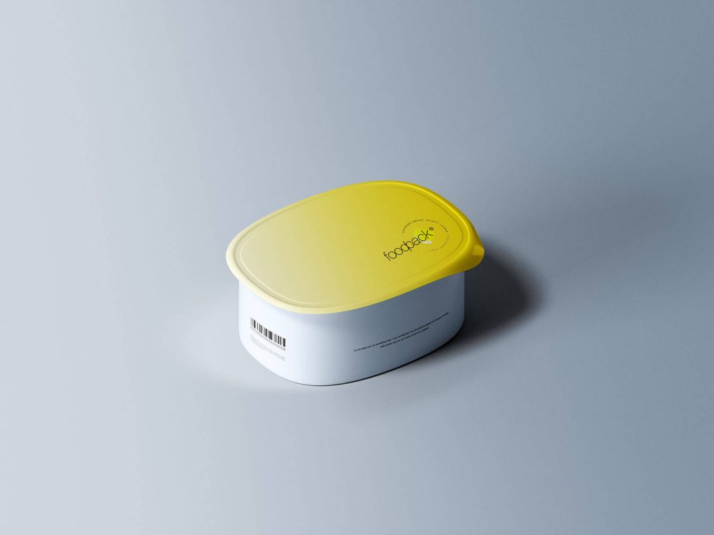 Plastic Food Container Mockup