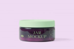 Plastic Jar Mockup D