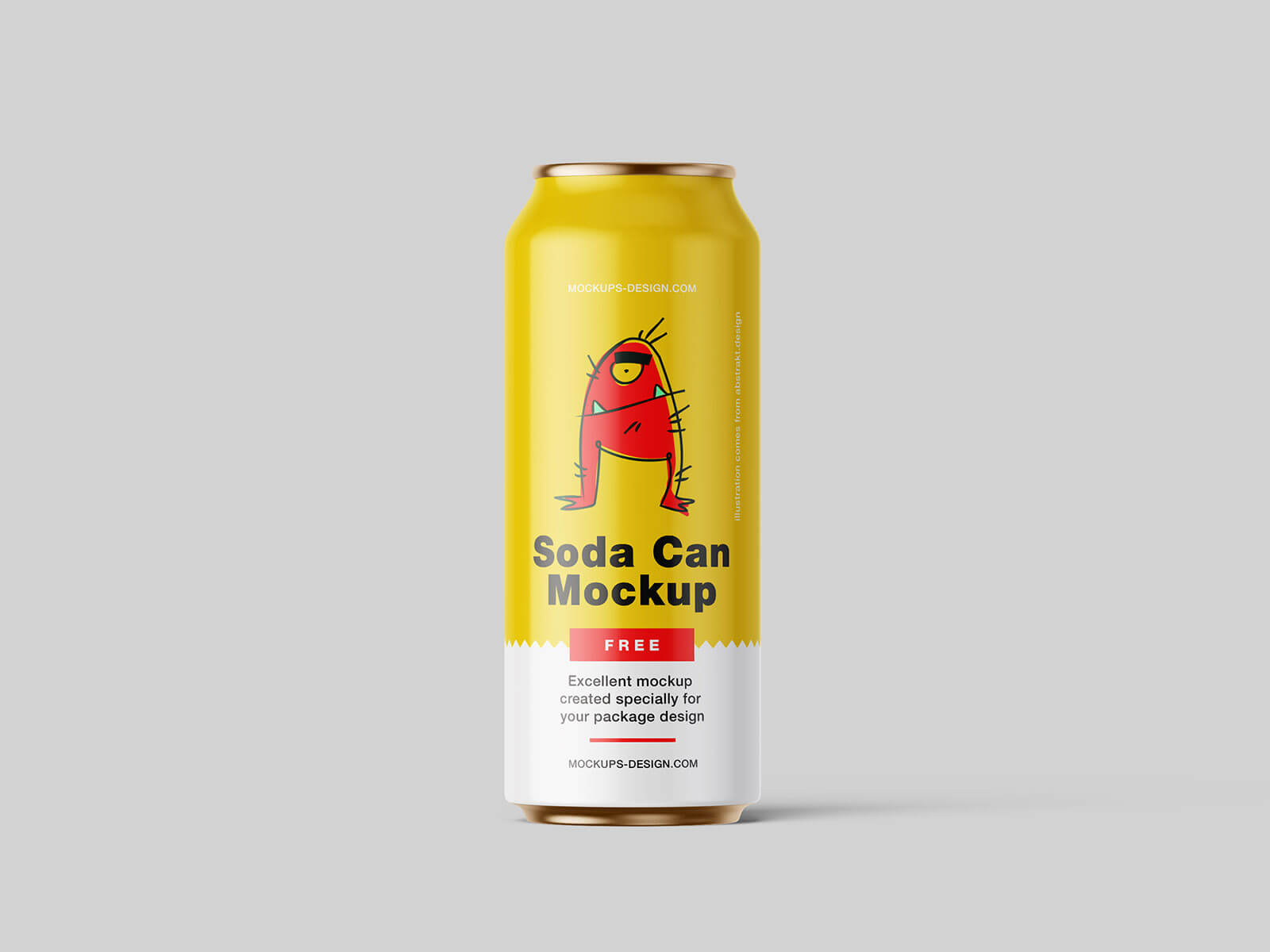 Free Can Mockup