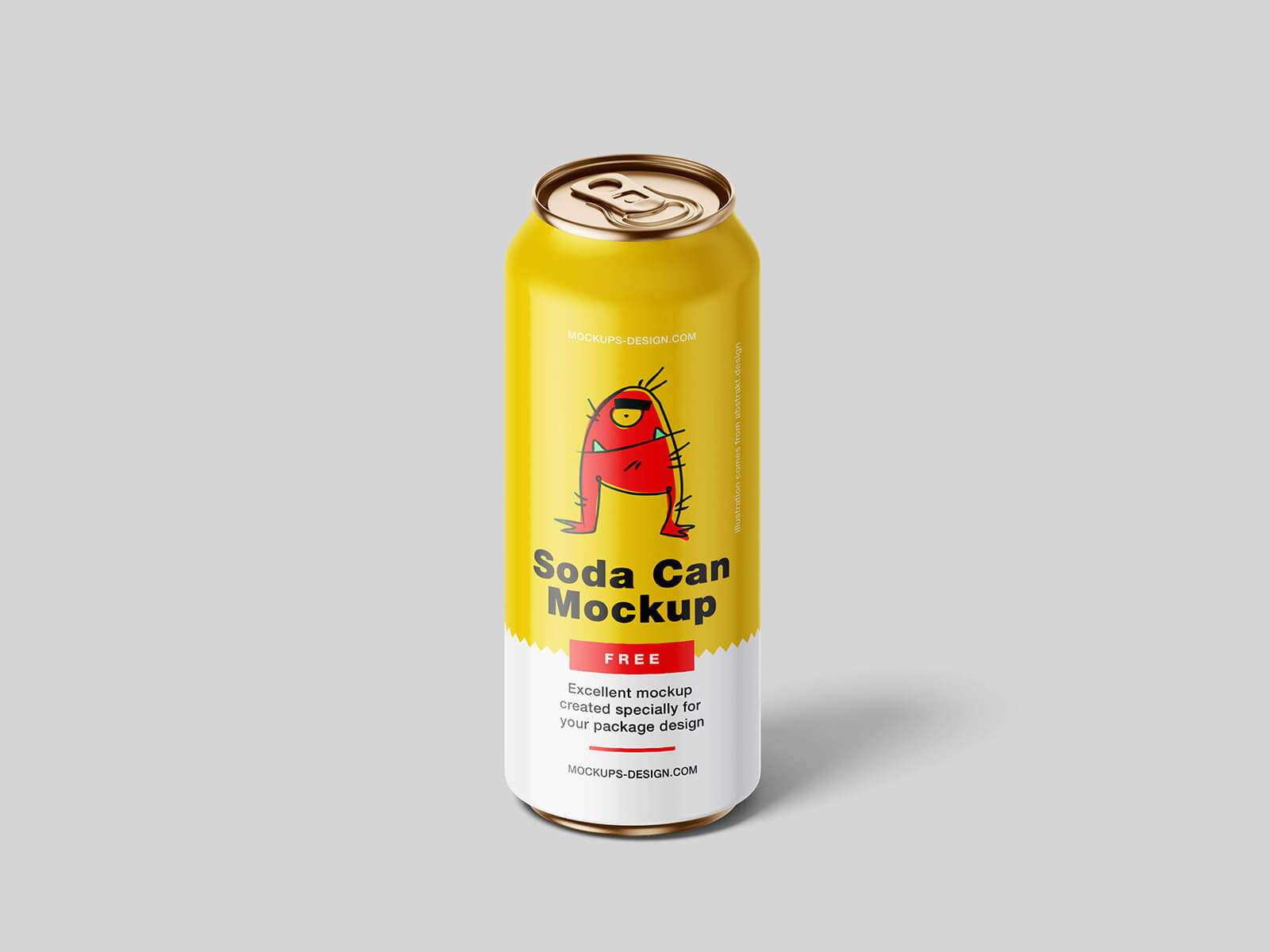 Free Can Mockup 3