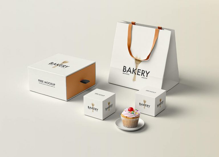 free bakery branding mockup 1