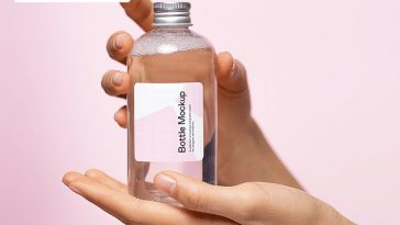 Cosmetic Bottle Mockup