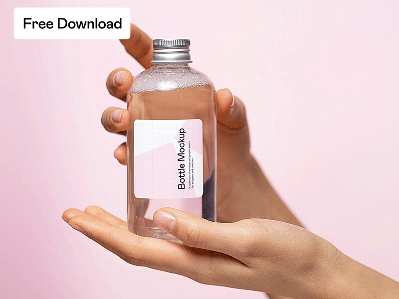 Cosmetic Bottle Mockup