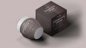 Cosmetics Cream Container Mockup