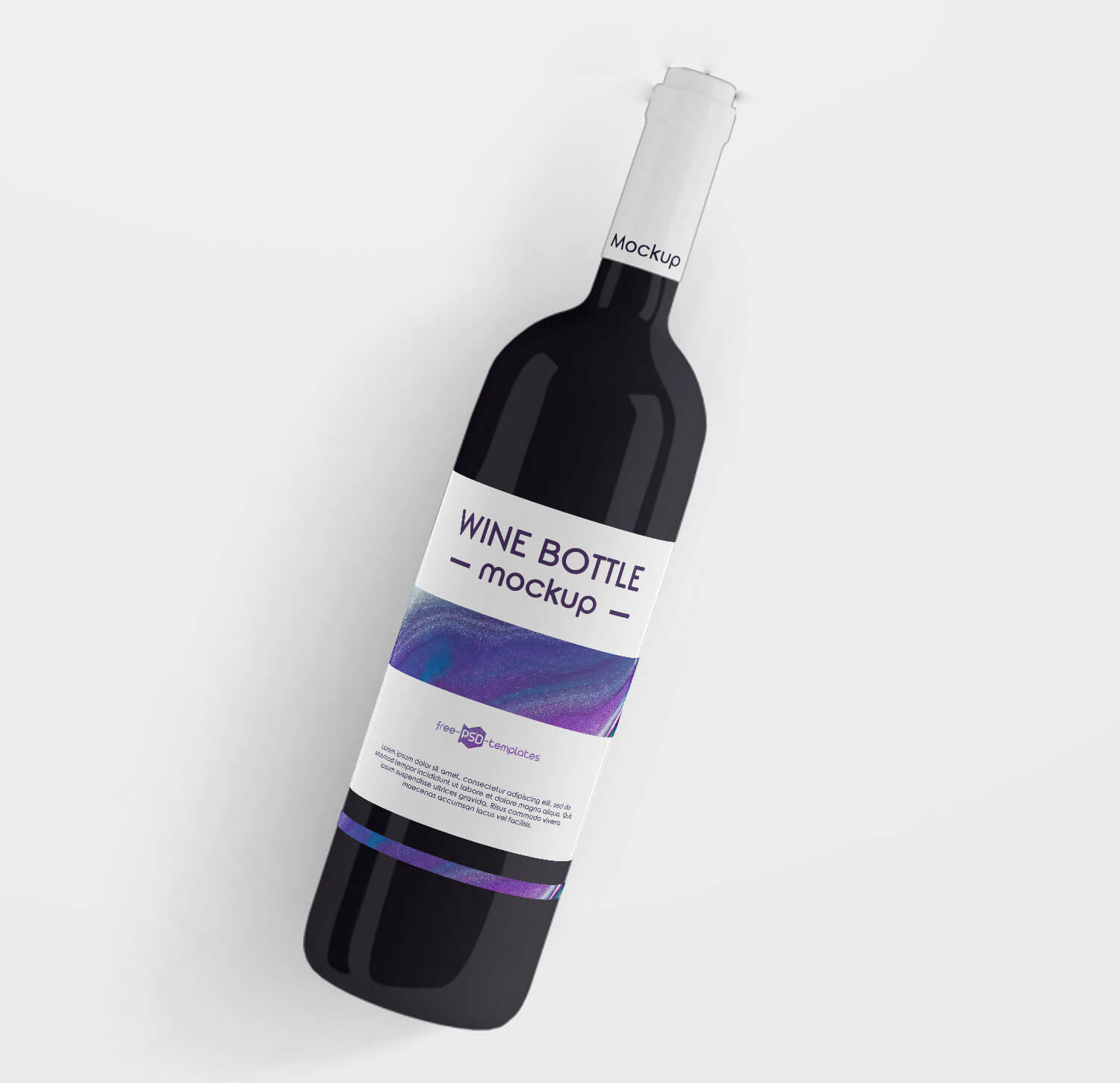 Four Mockups of Modern Wine Bottle Packaging2
