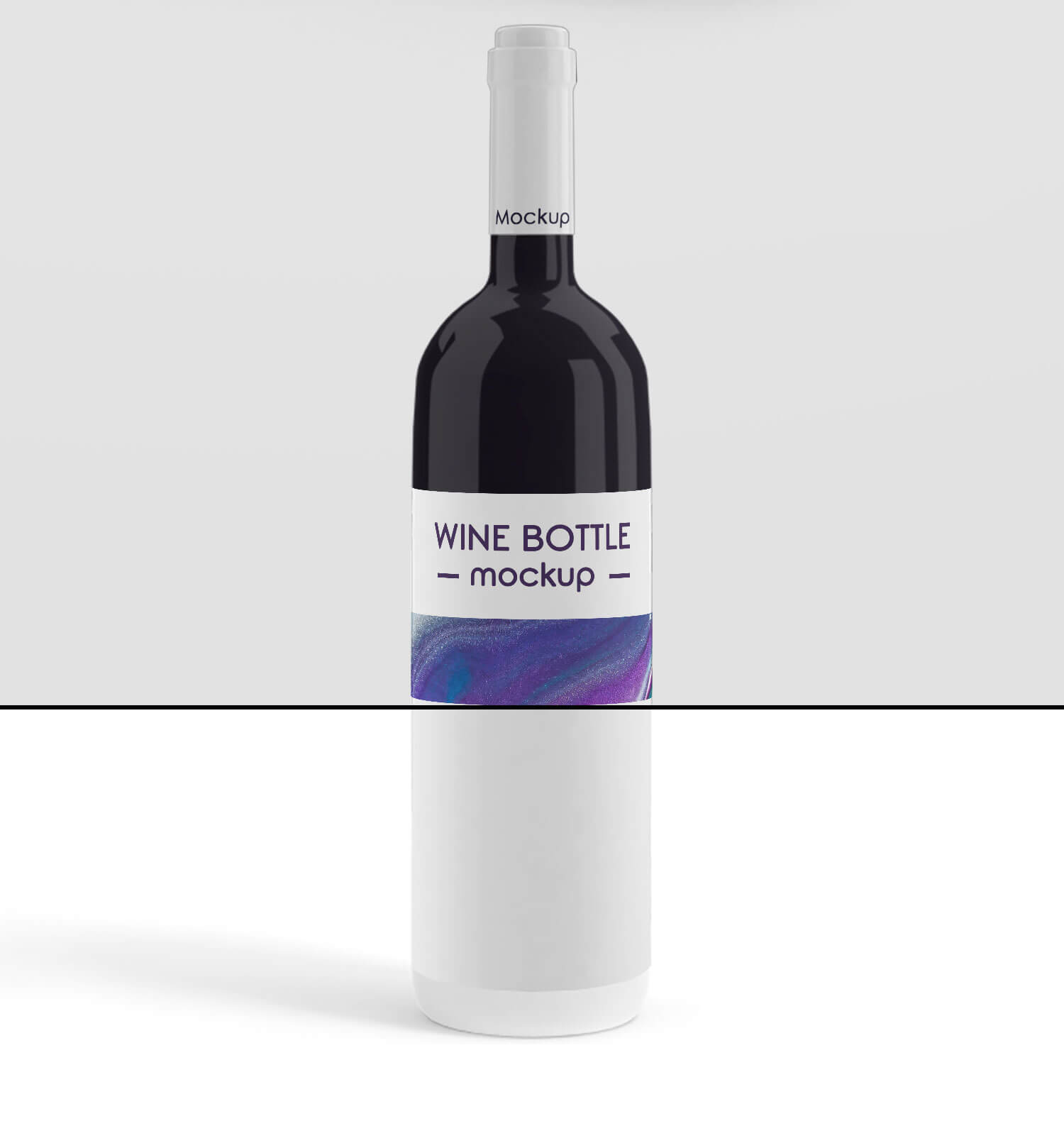 Four Mockups of Modern Wine Bottle Packaging5