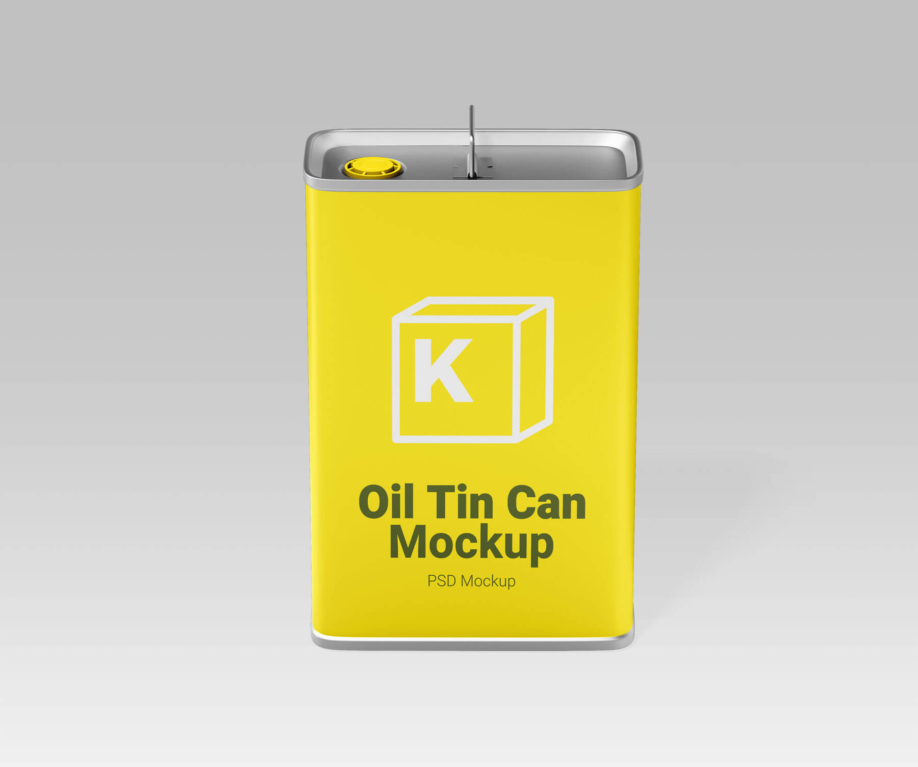 Free Oil Tin Can Mockups set 03