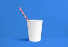 Free Paper Cup Mockup With Straw - Package Mockup