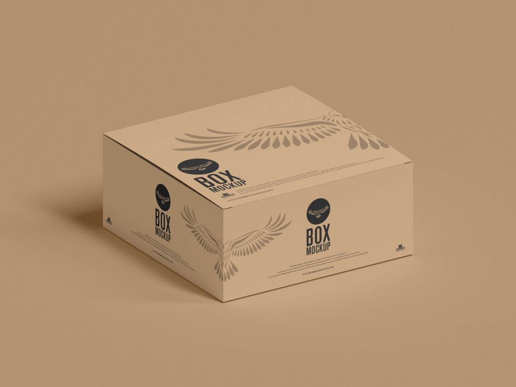 Free Premium Brand Box Mockup