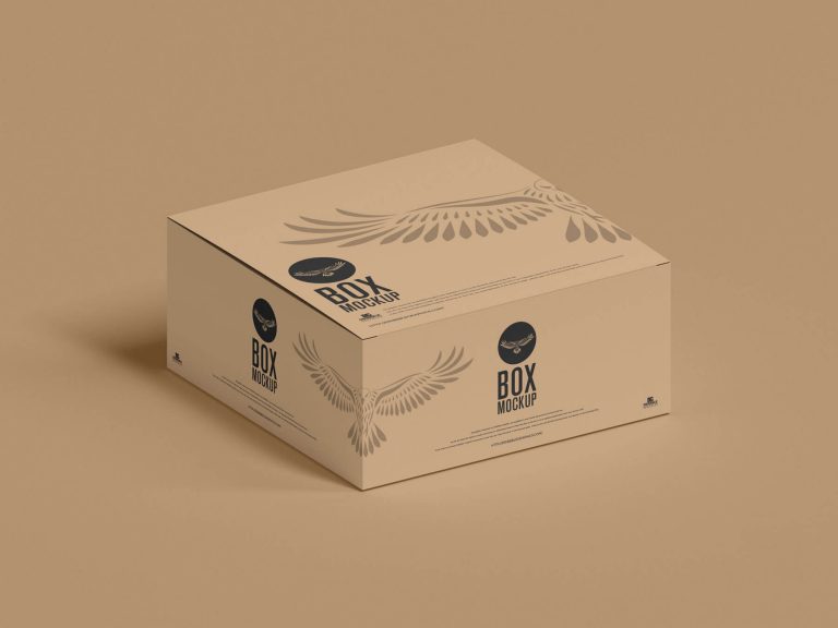 Free Premium Brand Box Mockup