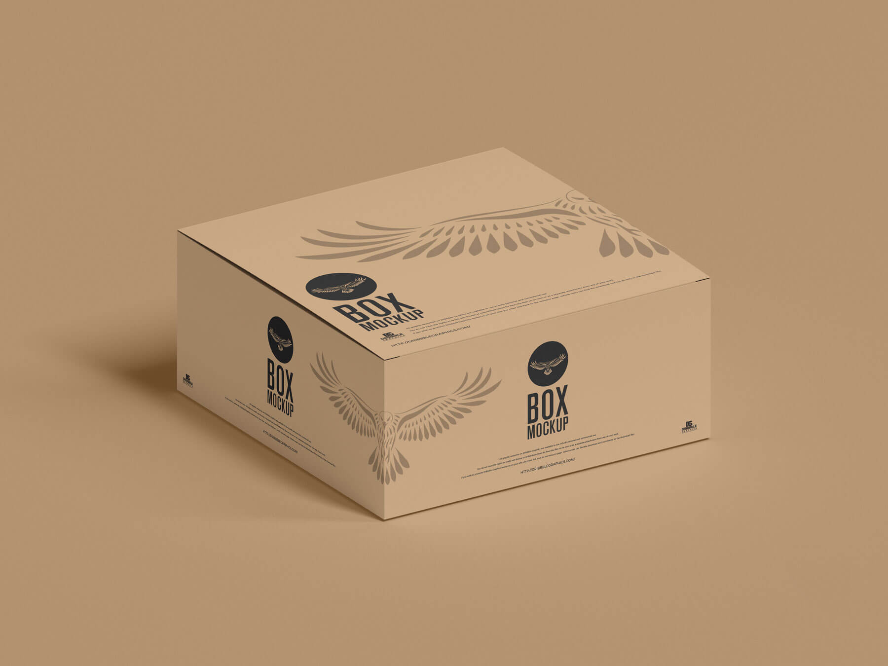 Free Premium Brand Box Mockup