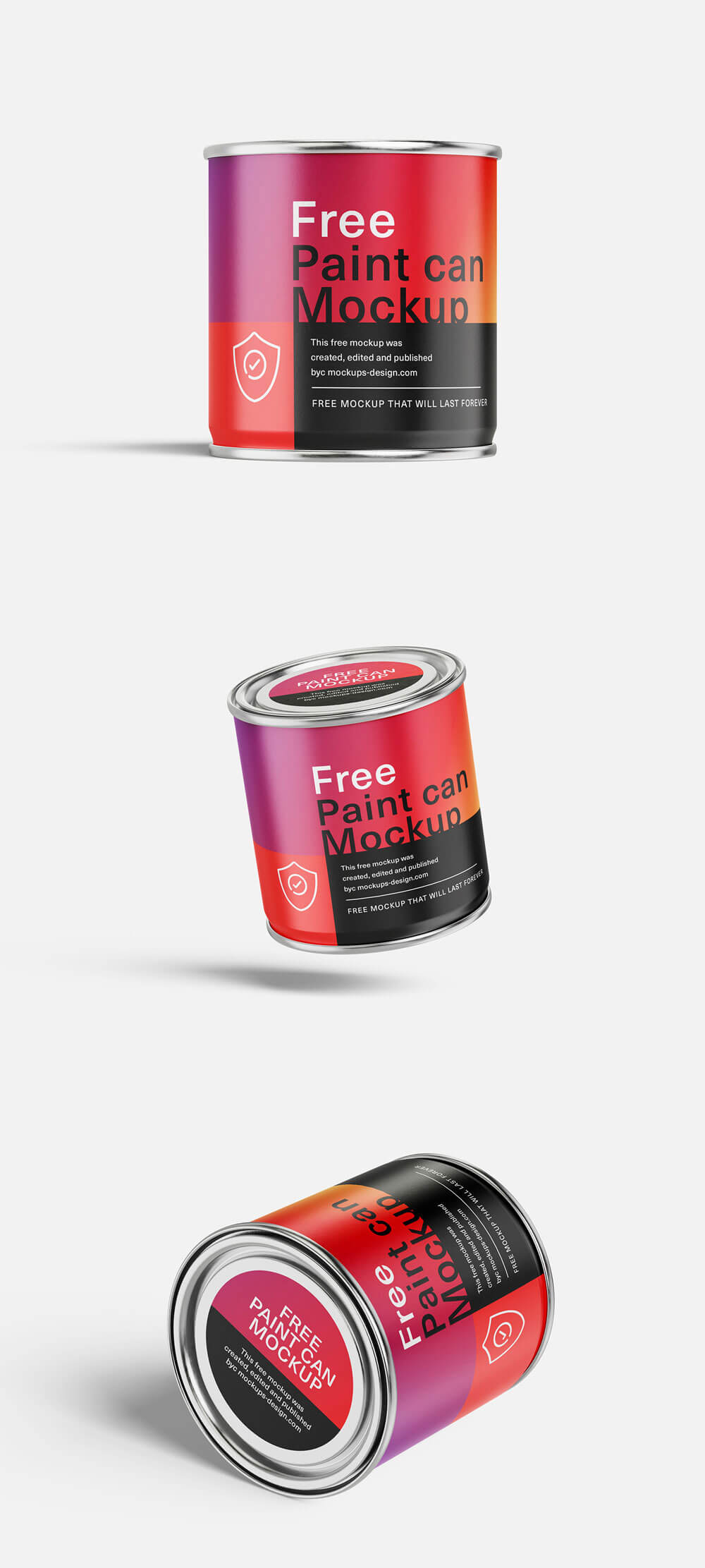 Paint Tin Can Mockup