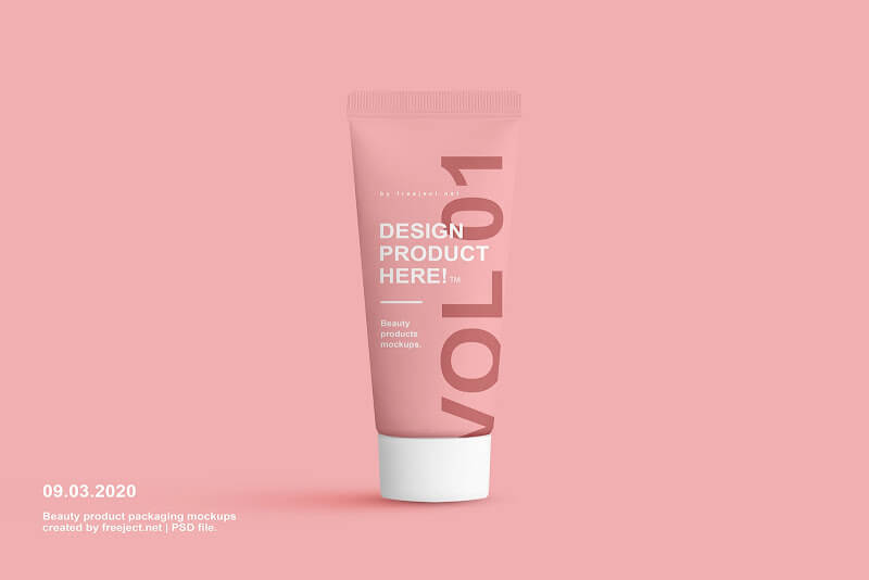 Beauty Product Packaging Mockups Design VOL 1 - PSD File