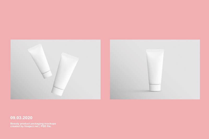 Beauty Product Packaging Mockups Design VOL 1 - PSD File